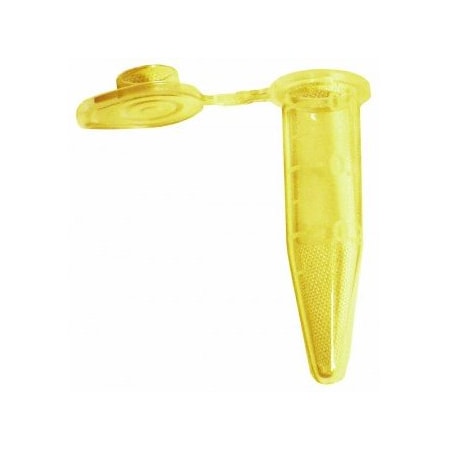 Micro-Tubes, Graduated, 0.5ml, Yellow, 1000/PK